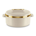 MILTON Curve 1500 Inner Stainless Steel Casserole, 1300 ml, Ivory | BPA Free |