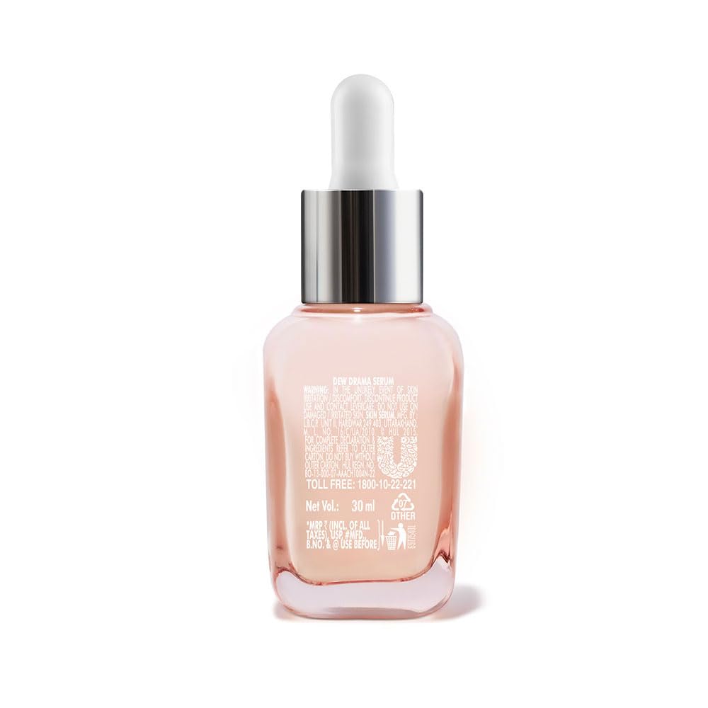 Lakme Dew Drama Serum, 6% Vit B3, E, F & Pro-Ceramides for Skin Barrier & Dewy Radiance 30ml