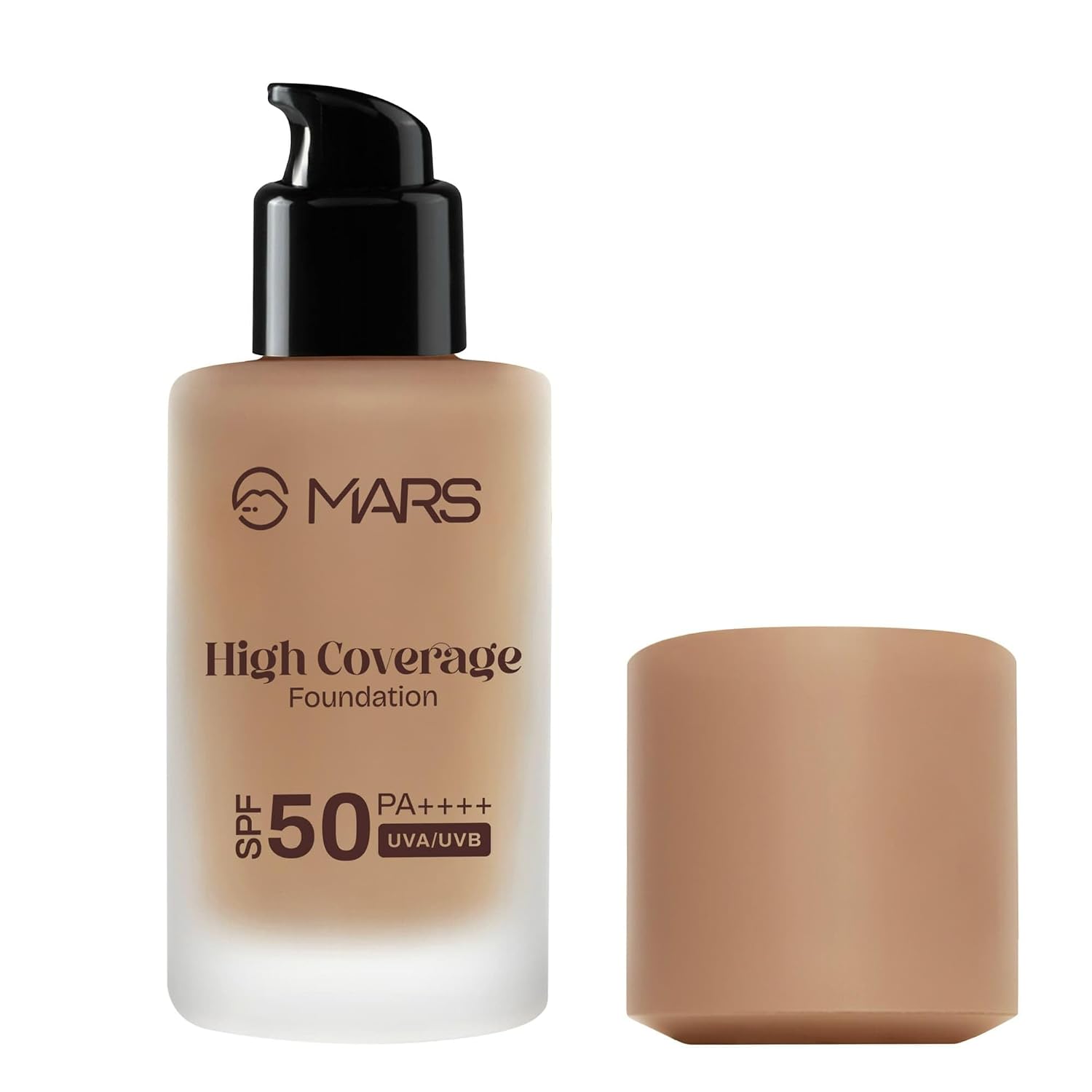 MARS SPF50 PA++++ High Coverage Foundation | Blemish Free & Blendable Makeup,40ml