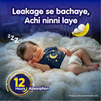 New Mamypoko Pants Premium All Night Absorb| Pant Style Baby Diapers Medium Size(M), 70 Count, Ideal for 7-12Kgs