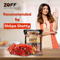 Zoff Red Chilly Whole - Sukhi Lal Mirch Whole - Natural & Hand-Picked - Net Weight – 500g