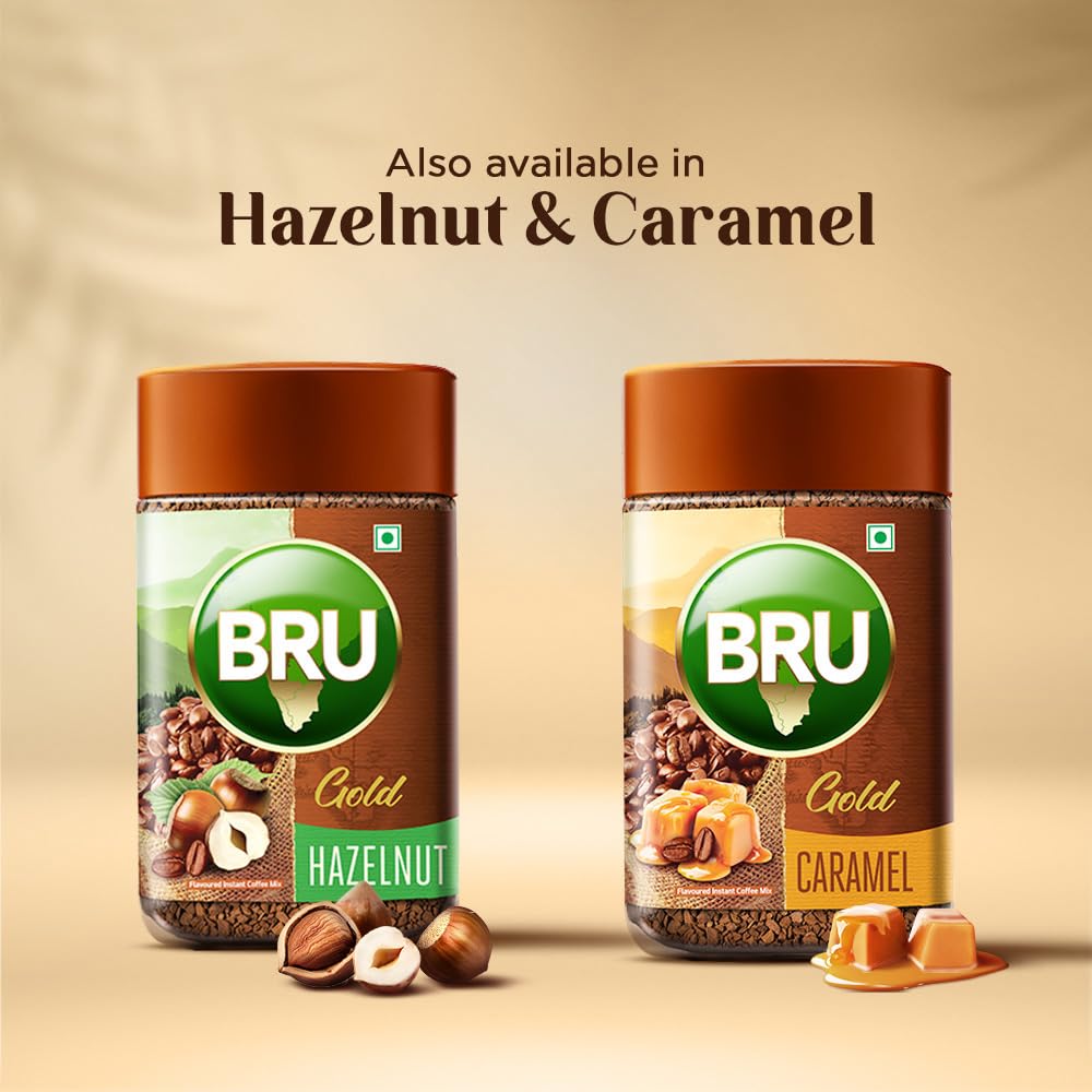 Bru Gold Vanilla Granule Bottle 55 Gram (pack of-3)