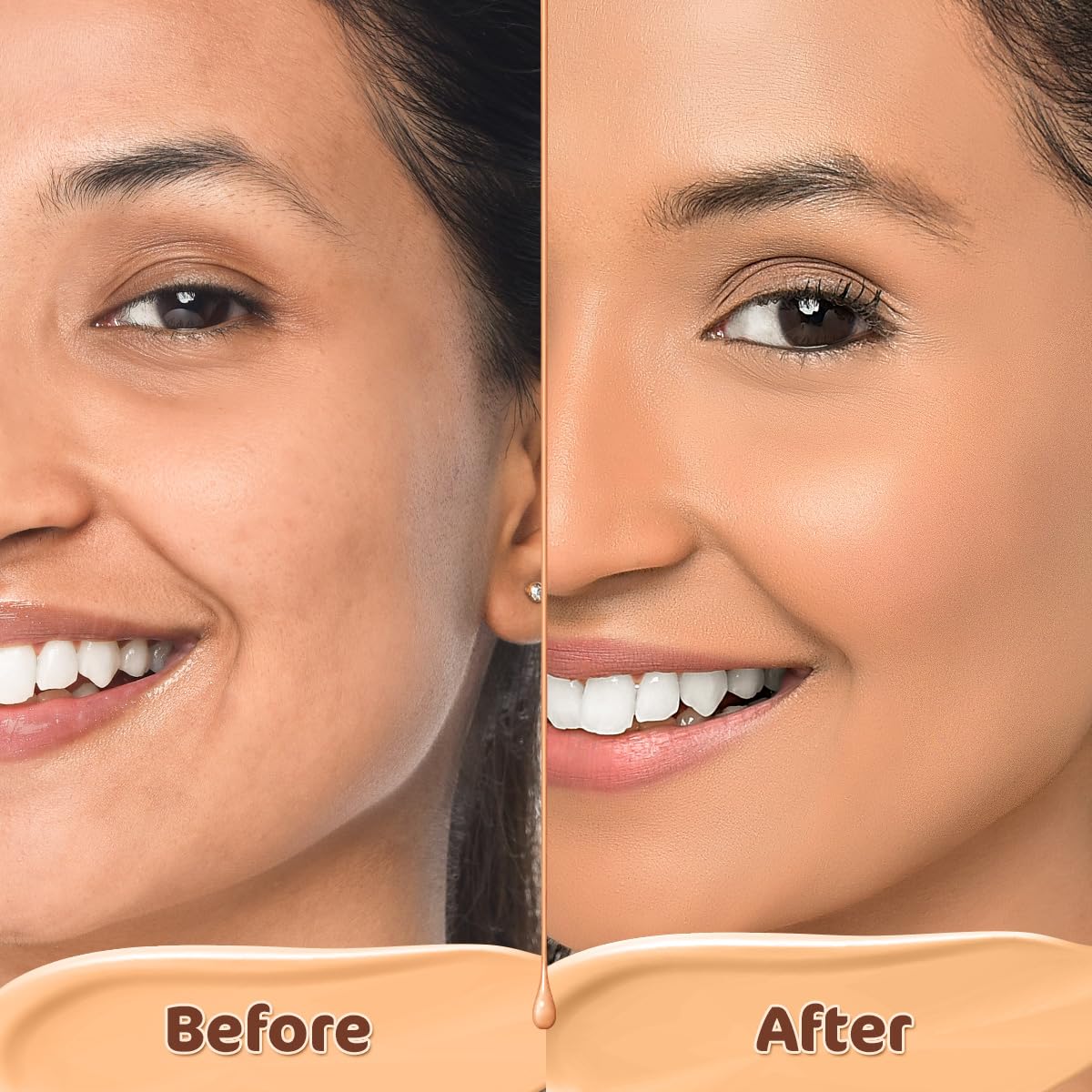 Mamaearth Hydra-Glow Full Coverage Dewy Finish Liquid Foundation With Vitamin C & Turmeric- 30 Ml