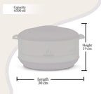 MILTON Celestial Casserole 7000ml, White