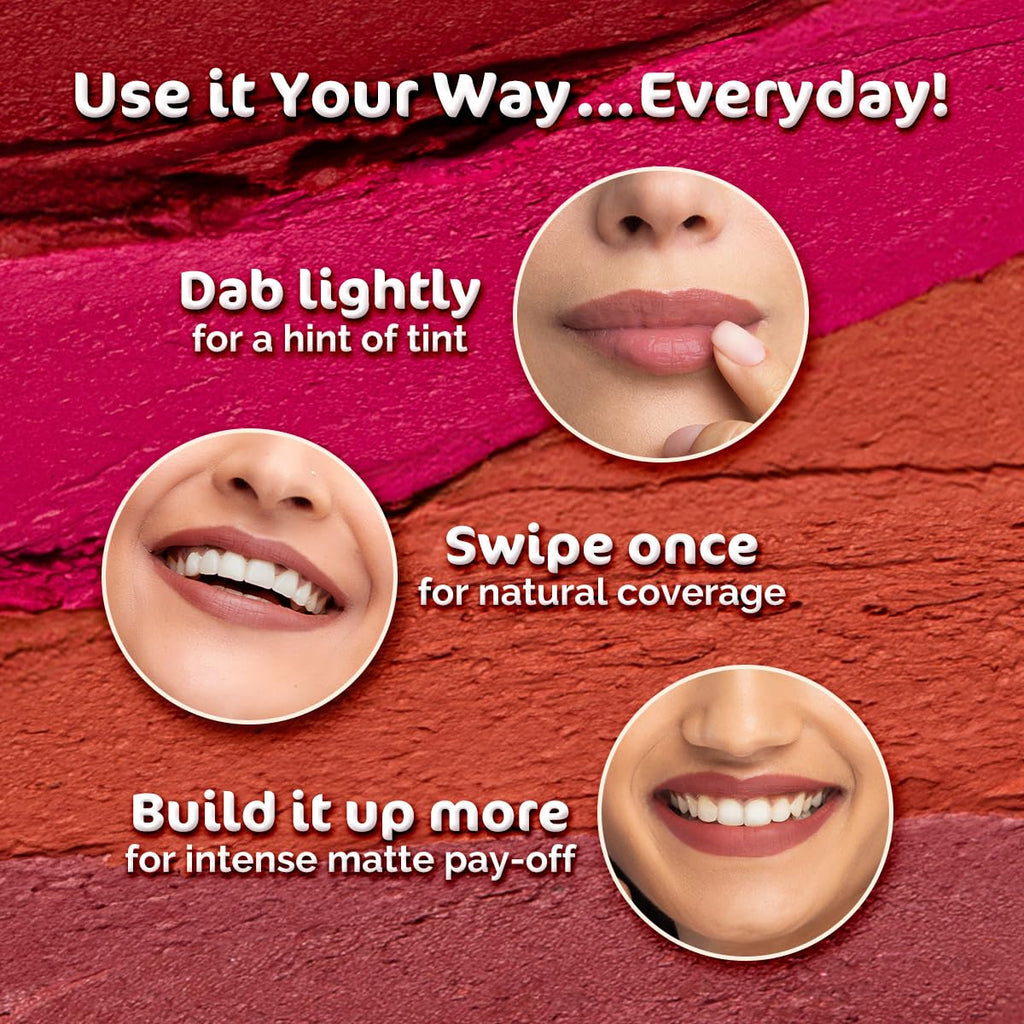 Mamaearth Moisture Matte Longstay Lipstick ,2g