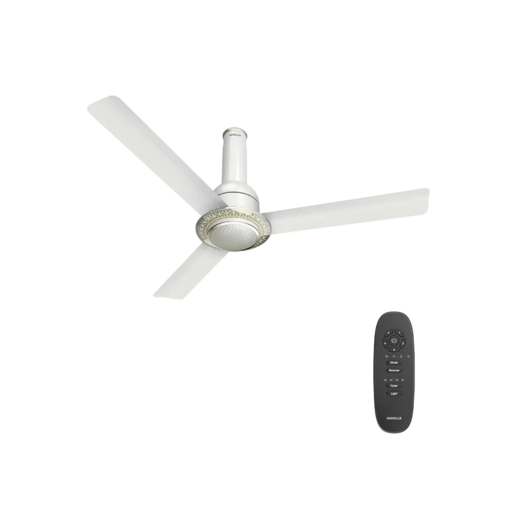 Havells CERA BLDC 1200mm Premium Underlight Ceiling Fan with 100% Pure Copper|Watt: 35|Air Flow: 225 cmm|Speed: 350 RPM|...