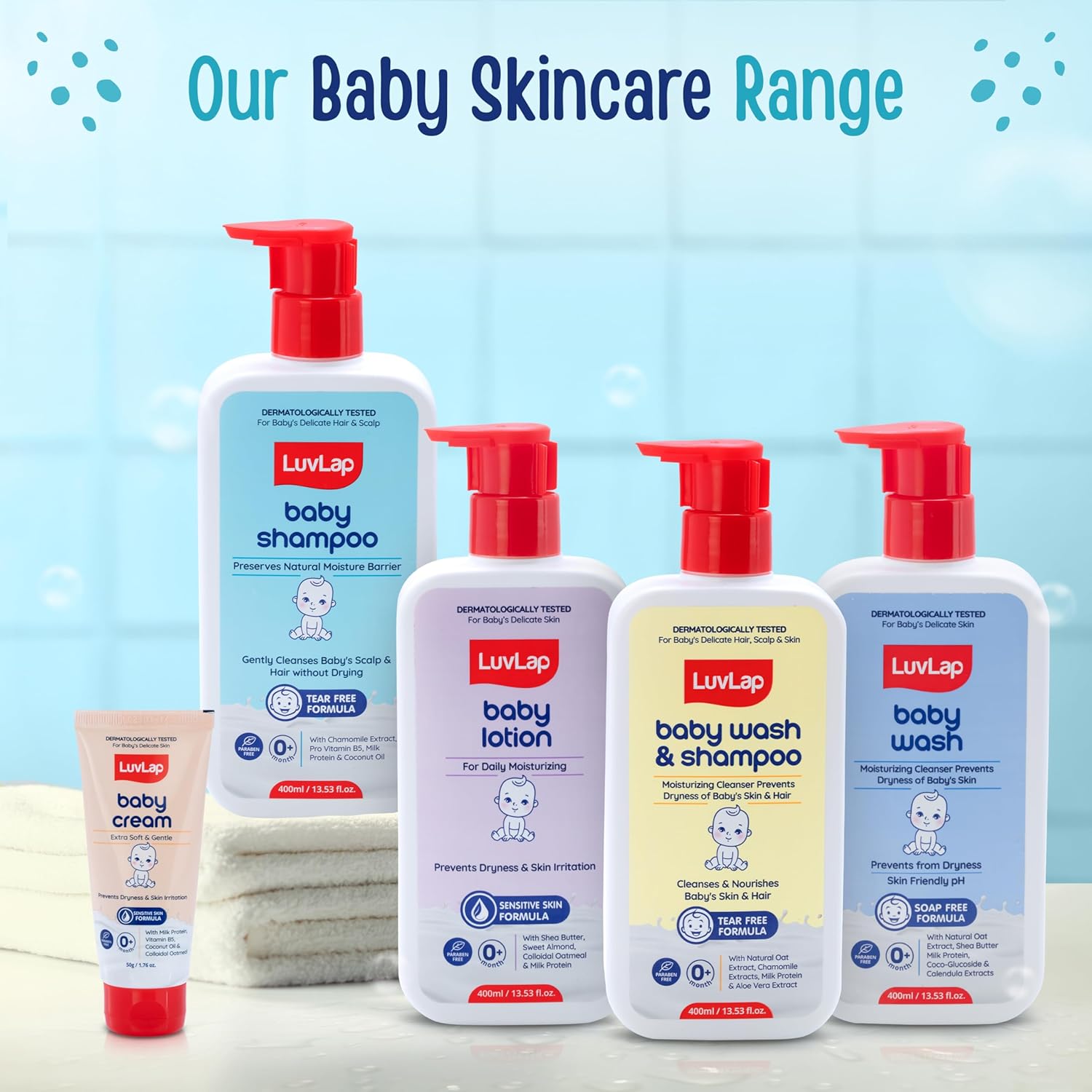 LuvLap Milky Soft Baby Shampoo - 600ml