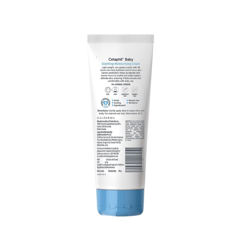 Cetaphil Baby Soothing Moisturising Cream 100 g