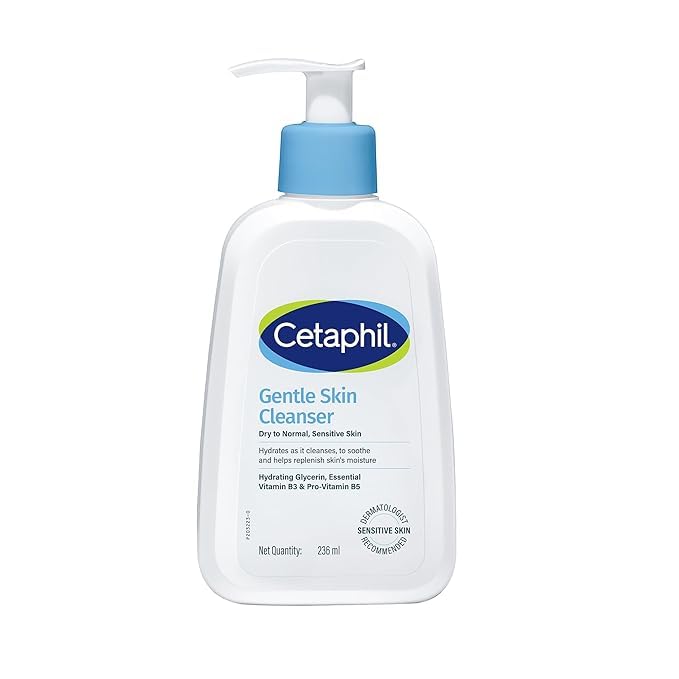 Cetaphil Moisturising Cream 100g and Gentle Skin Cleanser 236 ml Combo