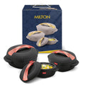 MILTON Oyster Reg. Gift Set PU Insulated Inner Stainless Steel Casserole,Set of 3 (860 ml,1275 ml,1910 ml),Black