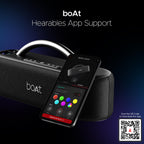 boAt Stone Lumos 60W Bluetooth Speaker w/ 7 LED Projection Modes, Hearables App Support, Dual EQs, Up to 9hrs of Playtime, TWS Feature, Built-in Mic, BT v5...