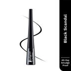 Pilgrim Black Scandal Eyeliner Pencil Intense Matte Finish Smudge Proof Pencil Enriched With Argan Oil | 3.50Ml (Pack of 2)