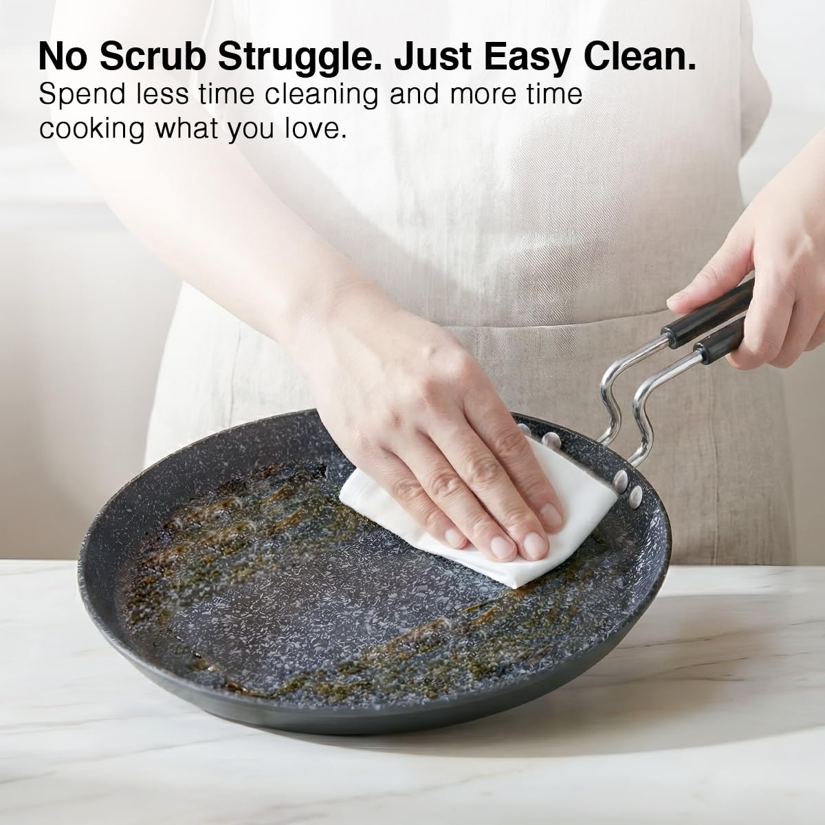 Prestige Durastone Hard Anodised 6 Layer Non-Stick Omni Tawa, 27 cm (Black)