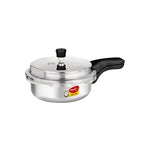 Pigeon by Stovekraft Aluminium Pressure Pan Junior with Outer Lid, 3.5-Litres,Silver