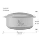 MILTON Orchid 3000 Casserole 2850 ml, Dark-Brown (Stainless Steel)