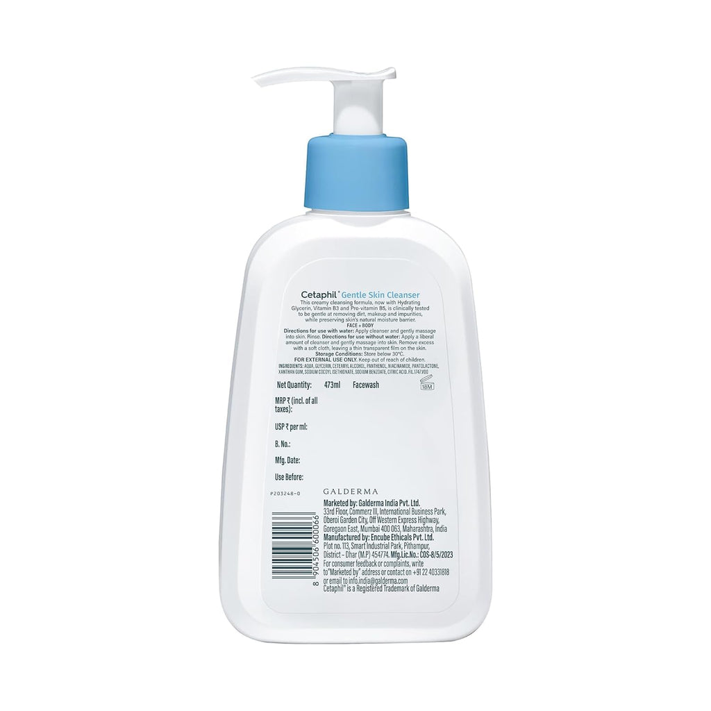 Cetaphil Moisturising Cream 100g and Gentle Skin Cleanser 236 ml Combo