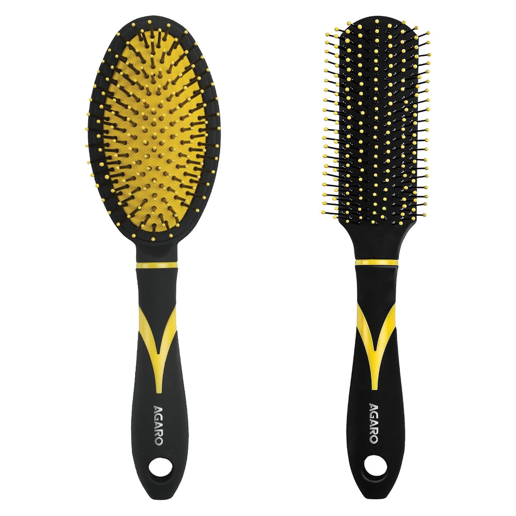 Agaro Breeze Cushion Hair Brush Breeze Flat Hair Brush