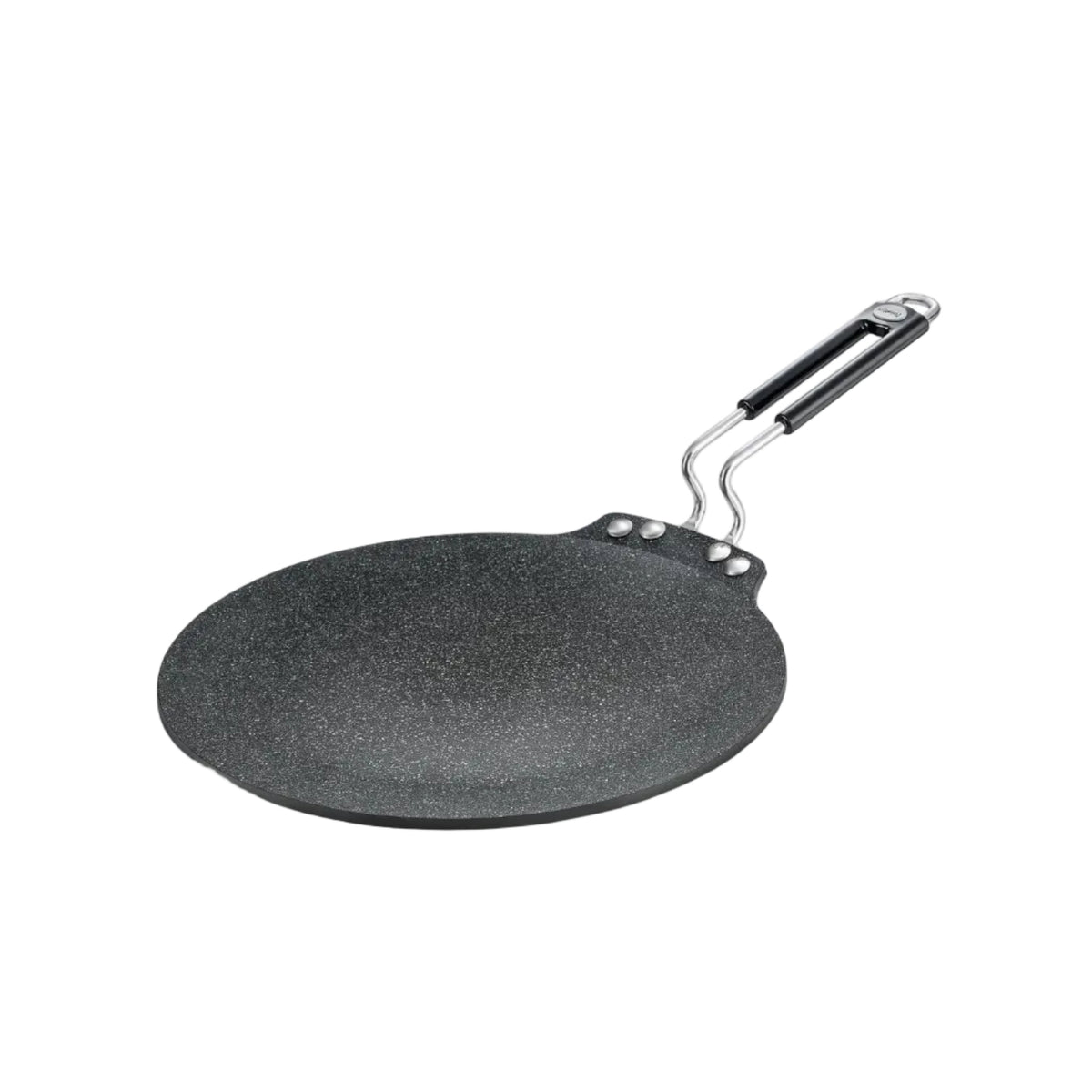 Prestige Durastone 33cm Hard Anodised Non-Stick Dosa Tawa| 6 Layer Non-Stick Coating| Gas and Induction Compatible|