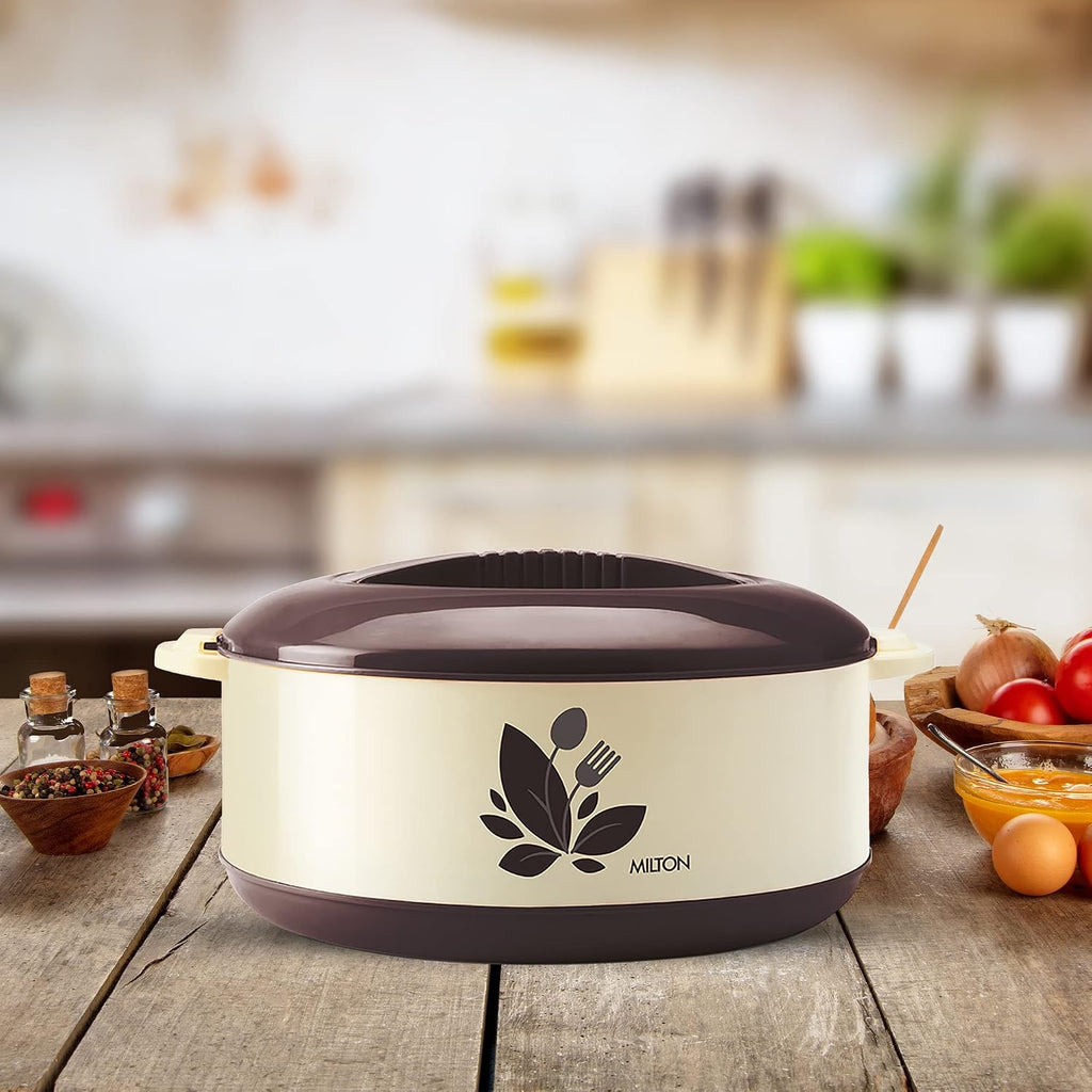 MILTON Orchid 3000 Casserole 2850 ml, Dark-Brown (Stainless Steel)