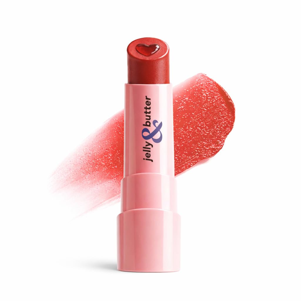 Blue Heaven Jelly & Butter SPF 50 Lip Balm infused with Jojoba Oil, Shea Butter + Vitamin E, smoothens Dry & Chapped Lips, Fades Pigmentation, Soften & Smoothes Plums Lips, Caramel Brown, 3g