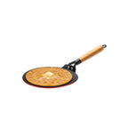 Prestige Castlite Enamel Coated Lightweight Cast Iron Concave Tawa 25cm | High Heat Retention, Rust-Proof | Gas & Induction Compatible |