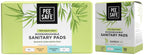 Pee Safe Organic Cotton Biodegradable Sanitary Pads – 14 Regular + 18 Overnight Pads Quarterly Pack and 10 Overnight Pads Pack – Anti-Bacterial, Absorbent,...