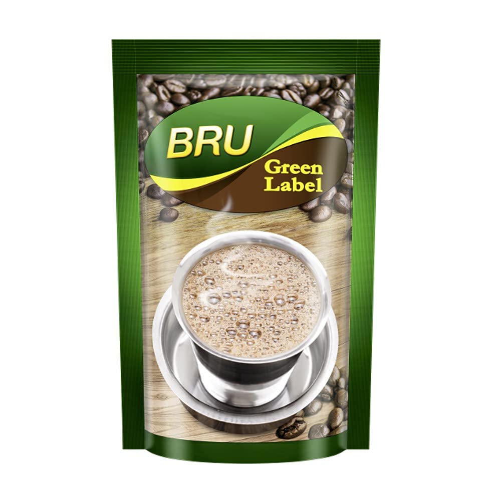 Bru Green Label Filter Coffee 500g