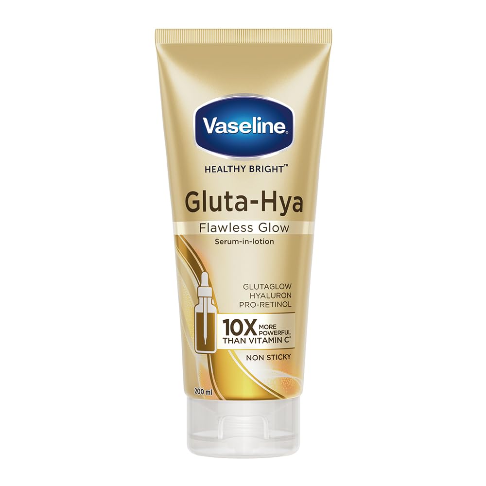 Vaseline Gluta-Hya Lotion [For Face & Body] (200ml), Lip Therapy Tin [Cocoa Butter] (17g), Lip Therapy Tin [Original] (17g) | For All-Over Skin Hydration