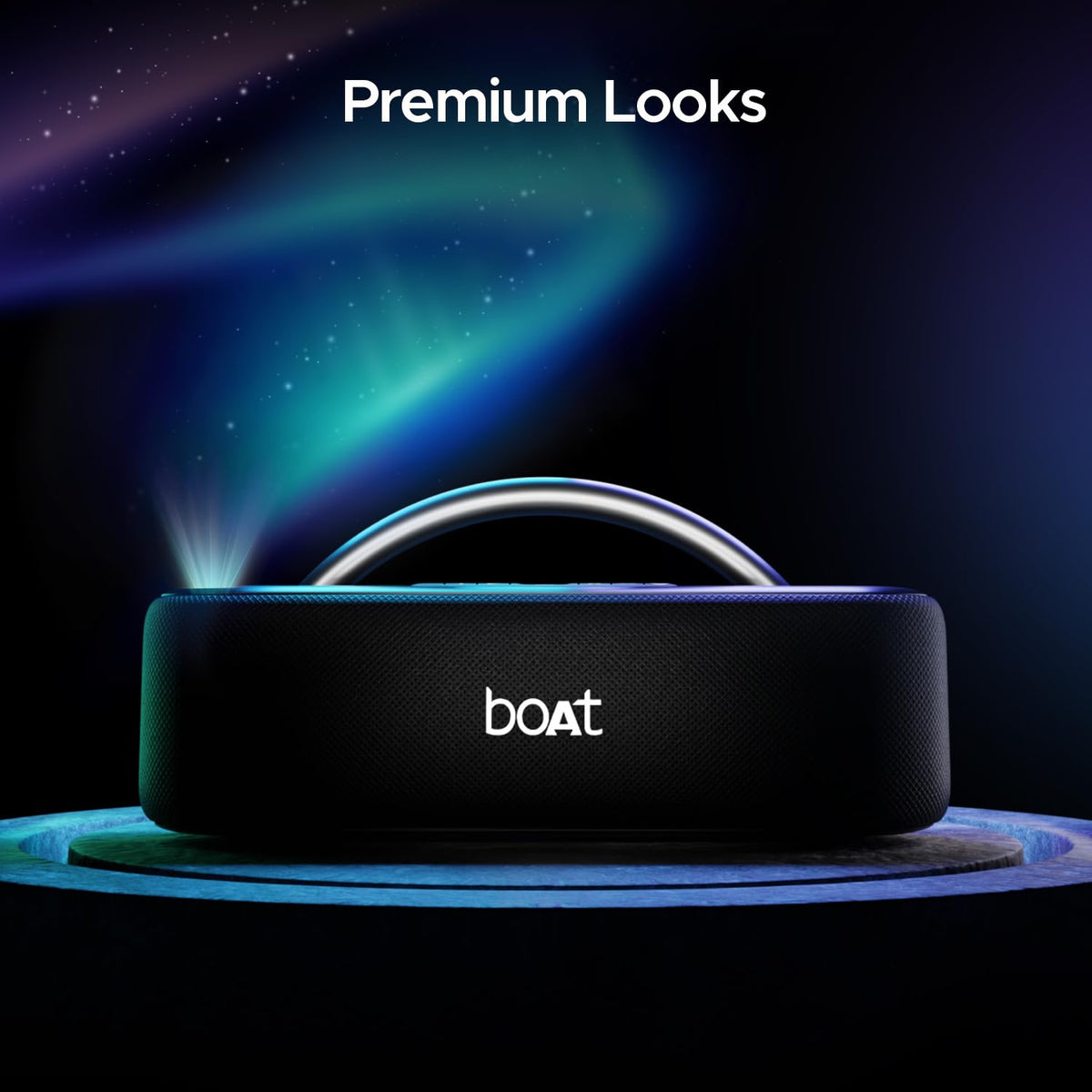 boAt Stone Lumos 60W Bluetooth Speaker w/ 7 LED Projection Modes, Hearables App Support, Dual EQs, Up to 9hrs of Playtime, TWS Feature, Built-in Mic, BT v5...