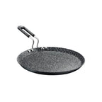 Prestige Durastone Hard Anodised Non-Stick Omni tawa(29 cm)|6 Layers Extra Durable Stone Coating|