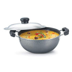 Prestige Non-Induction Aluminium Pressure Cooker and Kadai with Lid