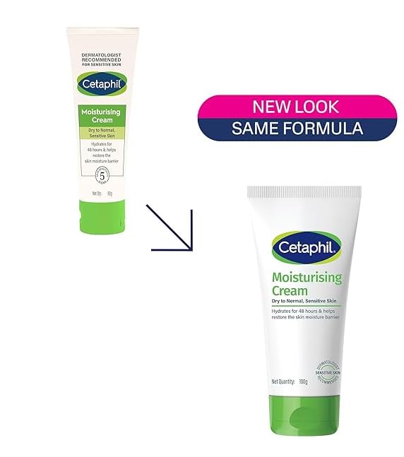 Cetaphil Moisturising Cream 100g and Gentle Skin Cleanser 236 ml Combo