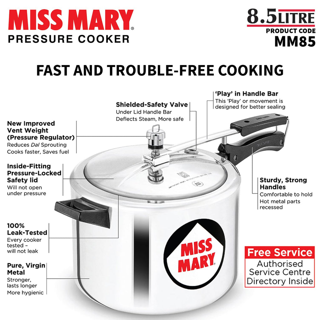 Miss Mary 8.5L Pressure CookerMiss Mary 8.5L Pressure Cooker