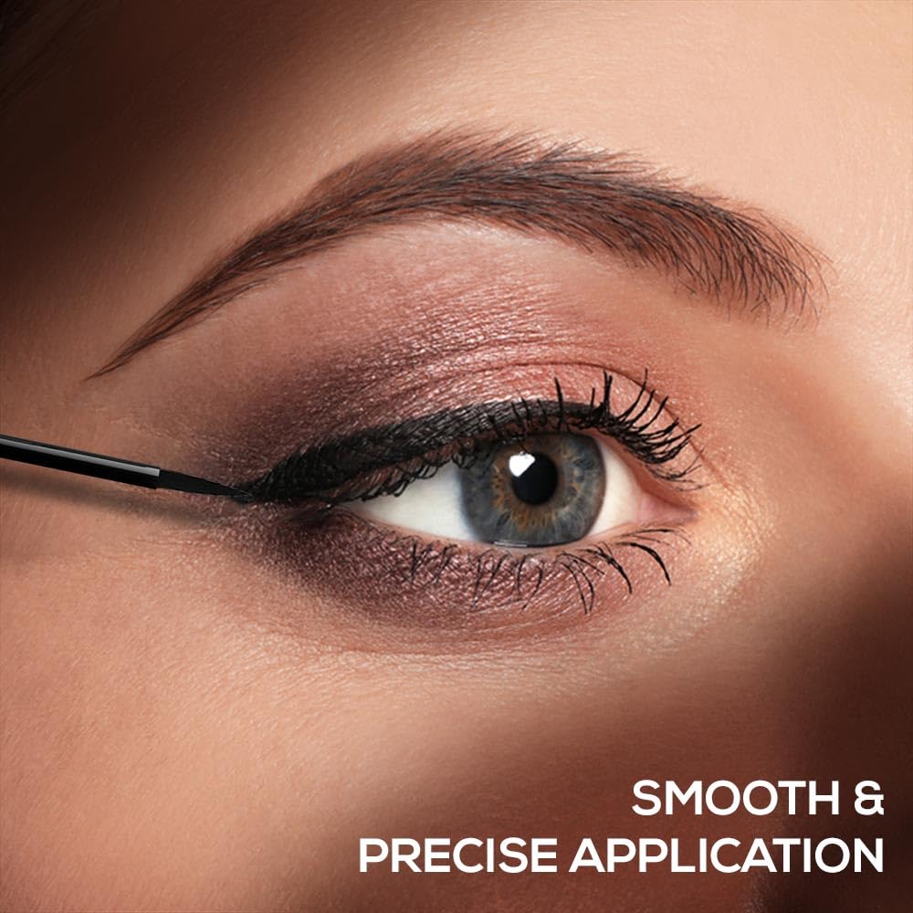 RENEE Midnight Matte Eyeliner, Darkest Black, Long Lasting, Smudge-Proof & Waterproof Formula, One-Swipe-Application with Intense Pigment, Enriched with...