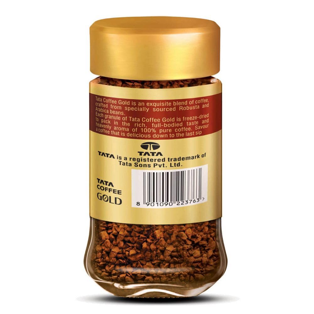 Tata Coffee Gold Original, Instant & Pure Coffee Jar, 50g