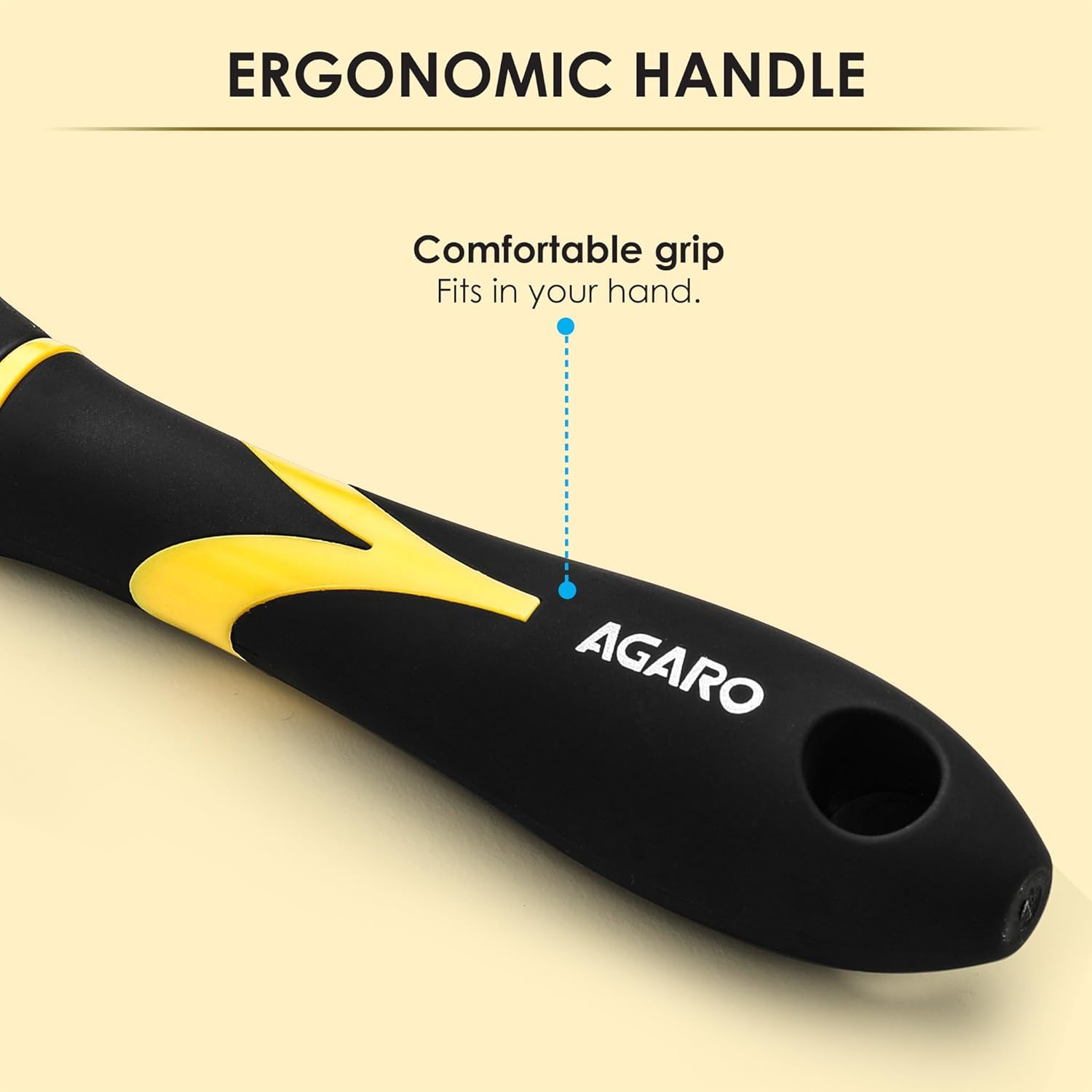 Agaro Breeze Cushion Hair Brush Breeze Flat Hair Brush