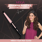 VEGA VHSH-28 K-Shine Hair Straightener with Keratin Infused Plates (Ananya Panday Signature Collection)
