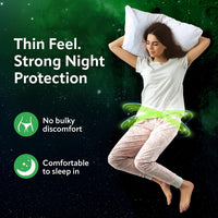 Evereve Ultra-Thin Nights Sanitary Pads for Women, XXL+ 360mm, 22 Pads, 60% Longer & Wider Back, Soft & Breathable, Rash-Free Comfort, 2X Faster Absorption, Dry Feel Protection, Heavy Flow Night Use