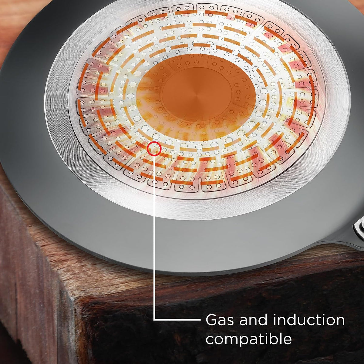 Prestige Durastone 33cm Hard Anodised Non-Stick Dosa Tawa| 6 Layer Non-Stick Coating| Gas and Induction Compatible|
