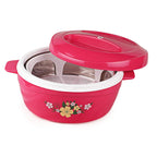 Cello Roti Plus Insulated Casserole Hot Pot Box Case with Lid 1500 ml Pink |