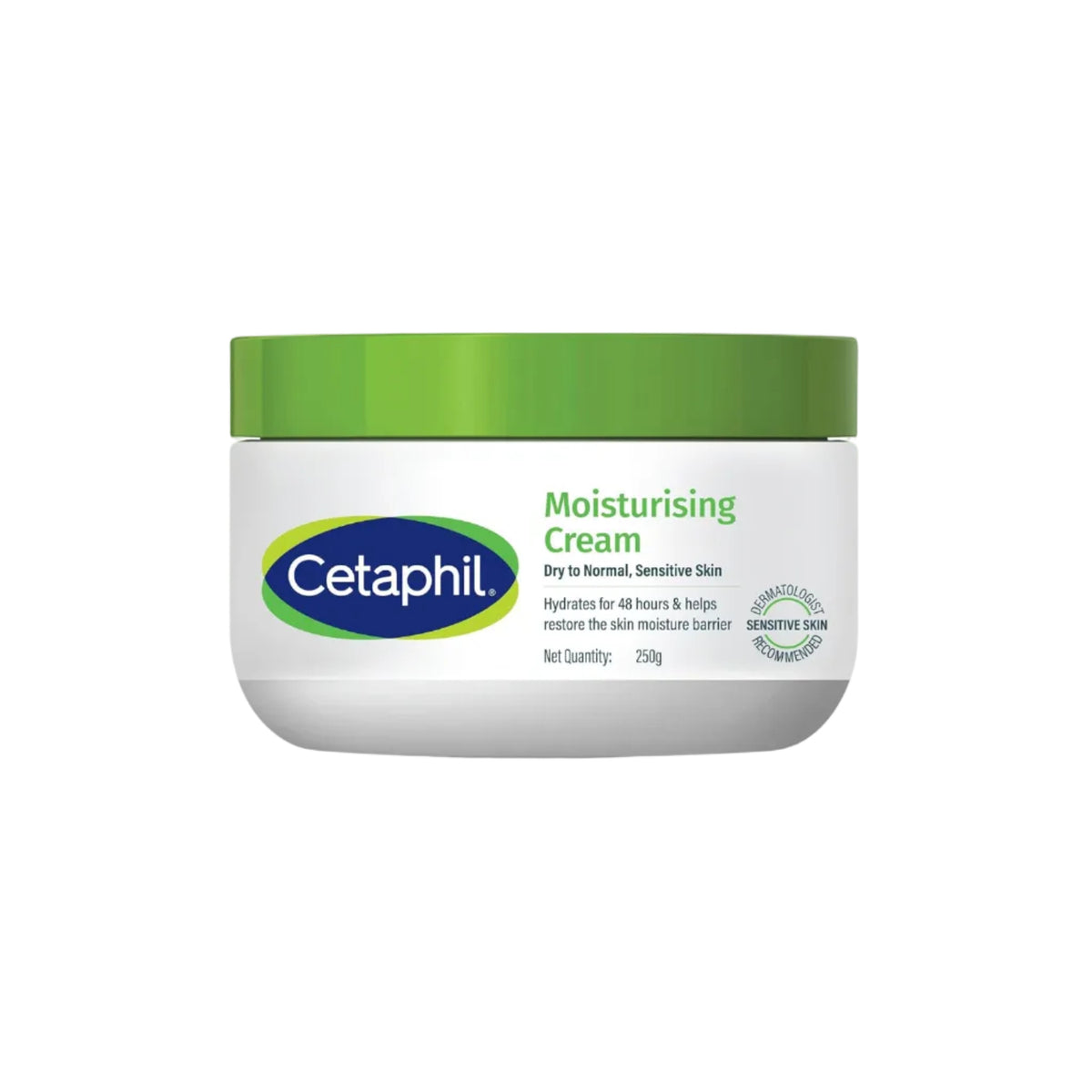 Cetaphil Moisturising Cream for Face & Body,Dry to Normal skin, 250 gm, Paraben & Sulphate free, Niacinamide &Vitamin B5