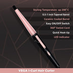 VEGA VHSH-28 K-Shine Hair Straightener with Keratin Infused Plates (Ananya Panday Signature Collection)