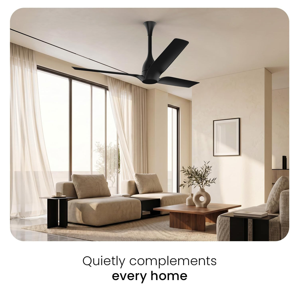 Orient Electric Aerosilent | India’s Most Silent Fan | Less than 50dB| 1200mm BLDC Ceiling Fan with Remote | BEE 5-Star Energy-Efficient Fan | Red Dot Design Winner| 5-Year Warranty | Cloud Grey