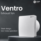Orient Ventro exhaust 150 mm | White | Glass and wall mountable | Elegant design with high performance | Noiseless Operation | 2 year warranty