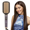 VEGA Hair Straightener Brush With Up To 12 Hrs Straightening Effect,Triple Care & Thermoprotect Technology