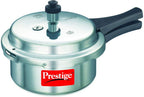 Prestige Popular Aluminium Outer Lid Pressure Cooker, 2 Litres, Silver & Prestige Aluminium Omega Select Plus Non-Stick Omni Tawa, 25cm , Black