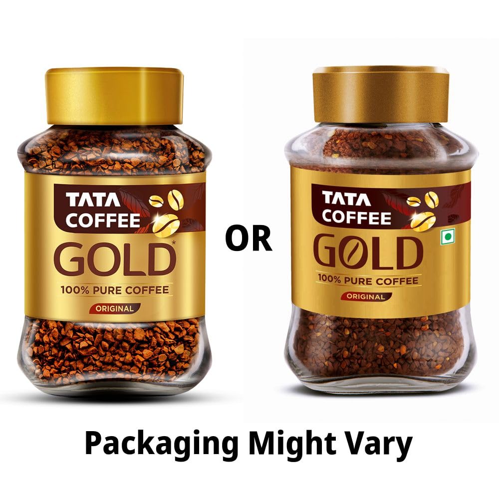 Tata Coffee Gold Original, Instant & Pure Coffee Jar 95g