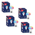 Havells Glamax 12W B22 WiFi LED Smart Bulb with Music Sync Function, Compatible with Amazon Alexa and Google Assistant (16M Colours) (Pack of 4)