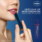Vaseline Lip Care | Colour+Care Kissing Red Tinted Lip Balm Stick | up to 24Hr* moisturization | with manuka honey | 3g