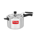 Prestige 5 Litre Aluminium Nakshatra Svachh Innerlid Pressure Cooker|Deep lid for spillage control|Virgin Aluminium|Gas Compatible|Metallic Safety Plug|5 Years warranty|ISI Certified